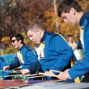 Jacob Eckert '17 and Chris Costantini '19, Front Ensemble Members