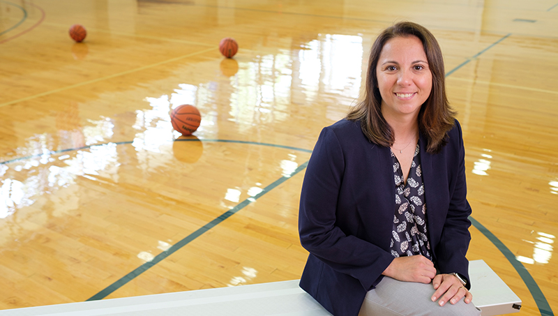 Ceyda Mumcu, Ph.D., an associate professor of sport management.