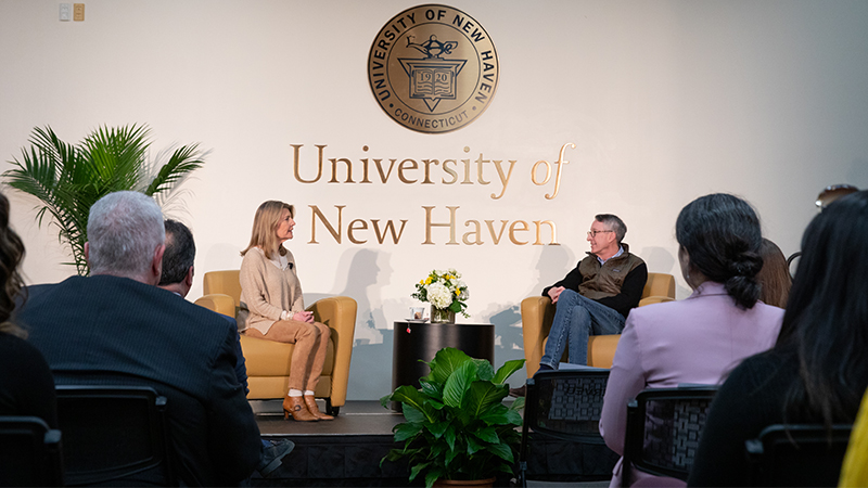 Cindi Bigelow and Bruce Barber.