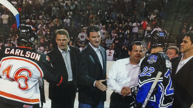 Ben Robert ’81, ’83 MBA (second from left) in Omaha.