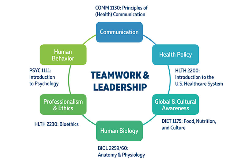 This is an image of the core curriculum graphic described on this page.