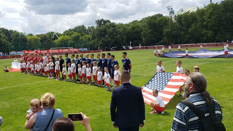 Soccer team in Poland