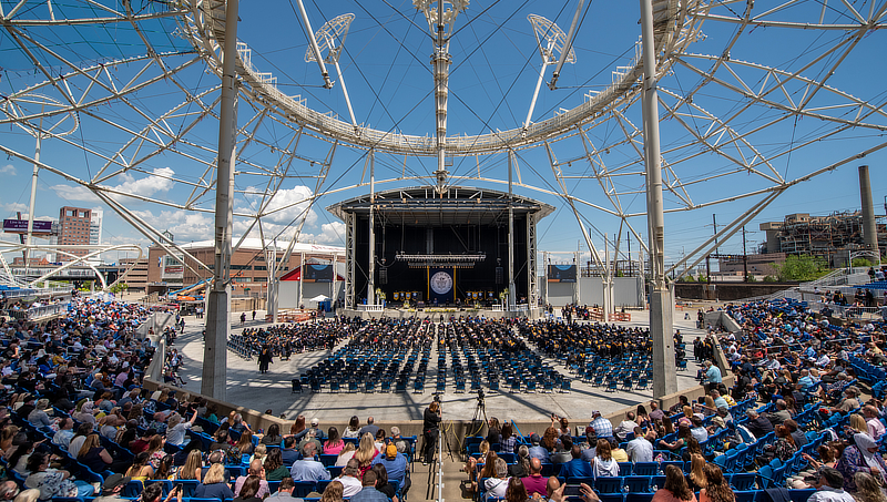 Spring Commencement Crowd