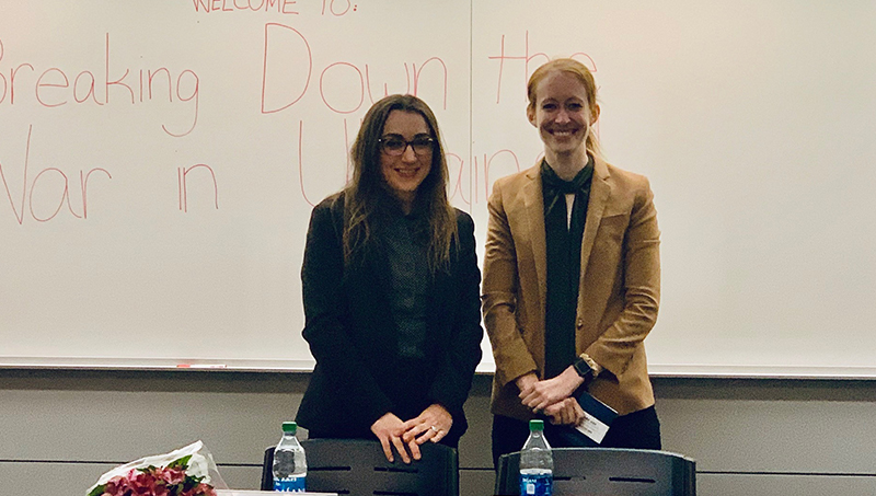 Olena Lennon, Ph.D. (left) and Dr. Lisa Dicker.