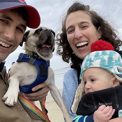 Jeff Hunt and his family in Maine.