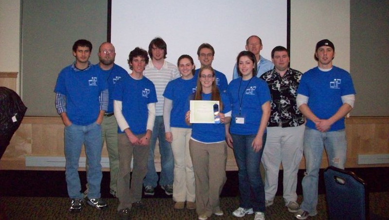 Image of Amanda Scalza ’12 and her classmates.