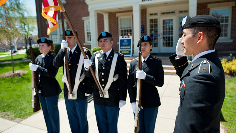 Image of Military on campus.