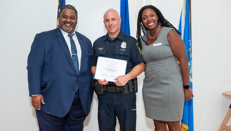 Image of Lorenzo Boyd, Mark Caruso, and Daniella Cooper.