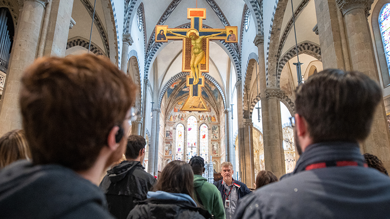 Kevin Murphy, Ph.D., discusses The Crucifix by Giotto.