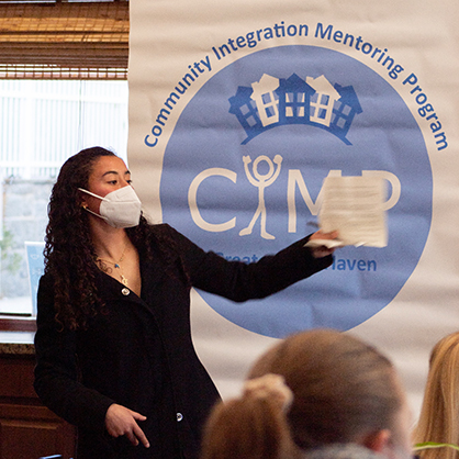 Image of Gabriela Garcia-Perez ’24, founding director of CIMP.