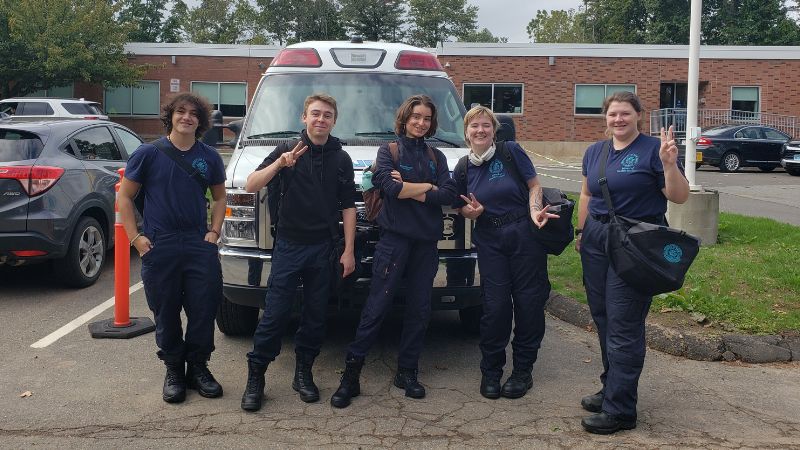 (Left to right): Gianni Dellis, PJ Kass, Beatrice Glaviano, Nox Garner, and Taelia Jones.