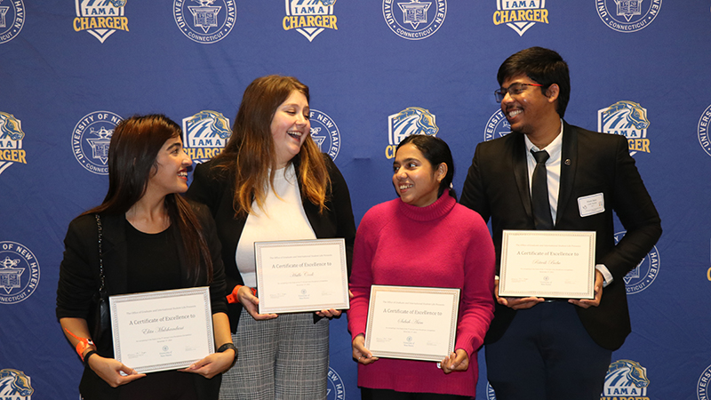 The Case Busters team at the competition.