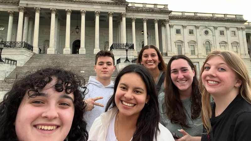 The American Criminal Justice Association in front of the U.S. Capitol Building