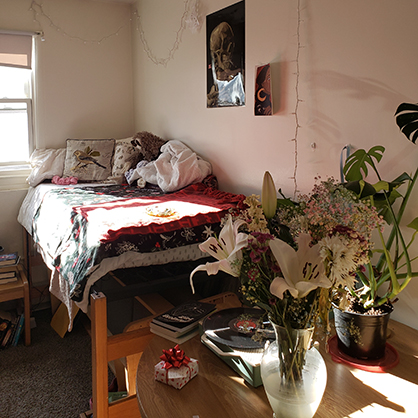 Beatrice Glaviano’s sunny room.