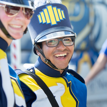 Image of student in sunglasses