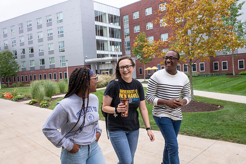 Students on campus